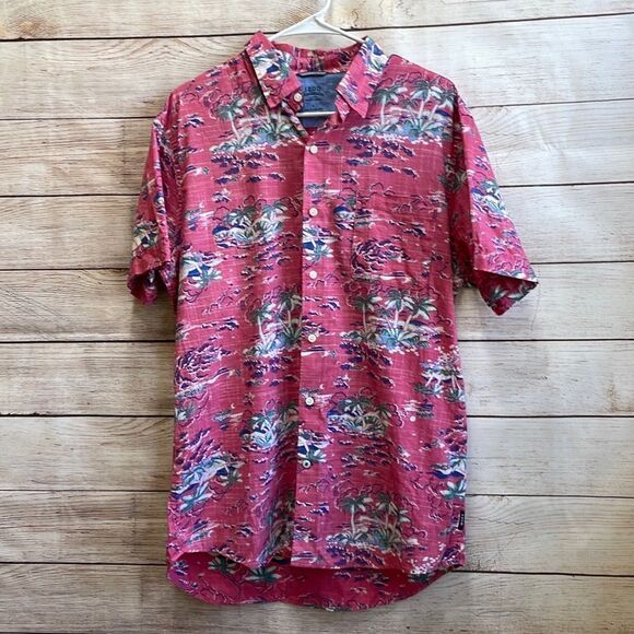 IZOD SALTWATER SHIRT IN PNK PRINT‎ - Picture 1 of 5